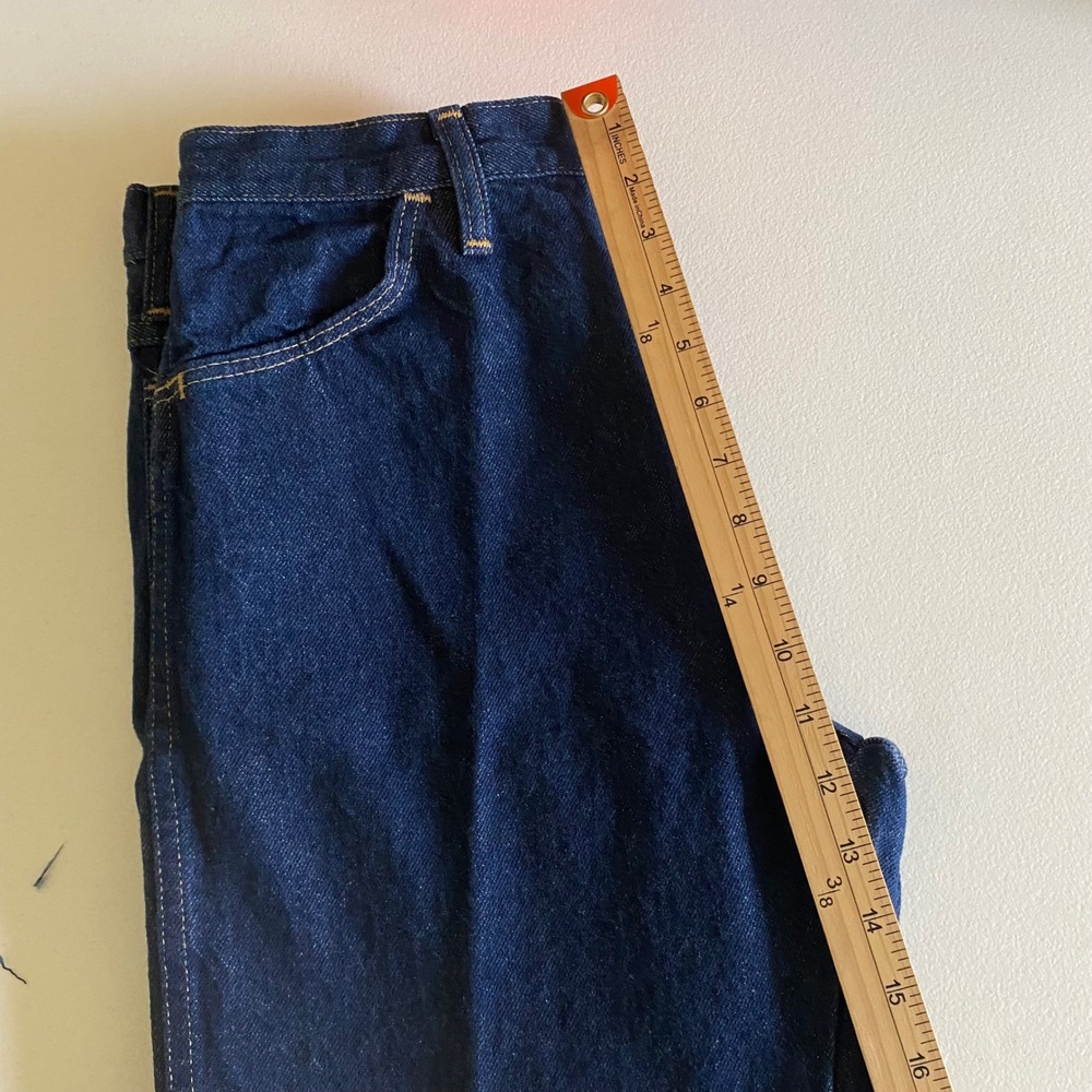 Rustler Denim Men's Jeans 32x30 Made USA Dark Wash Straight Leg Cotton Vintage - Picture 10 of 11